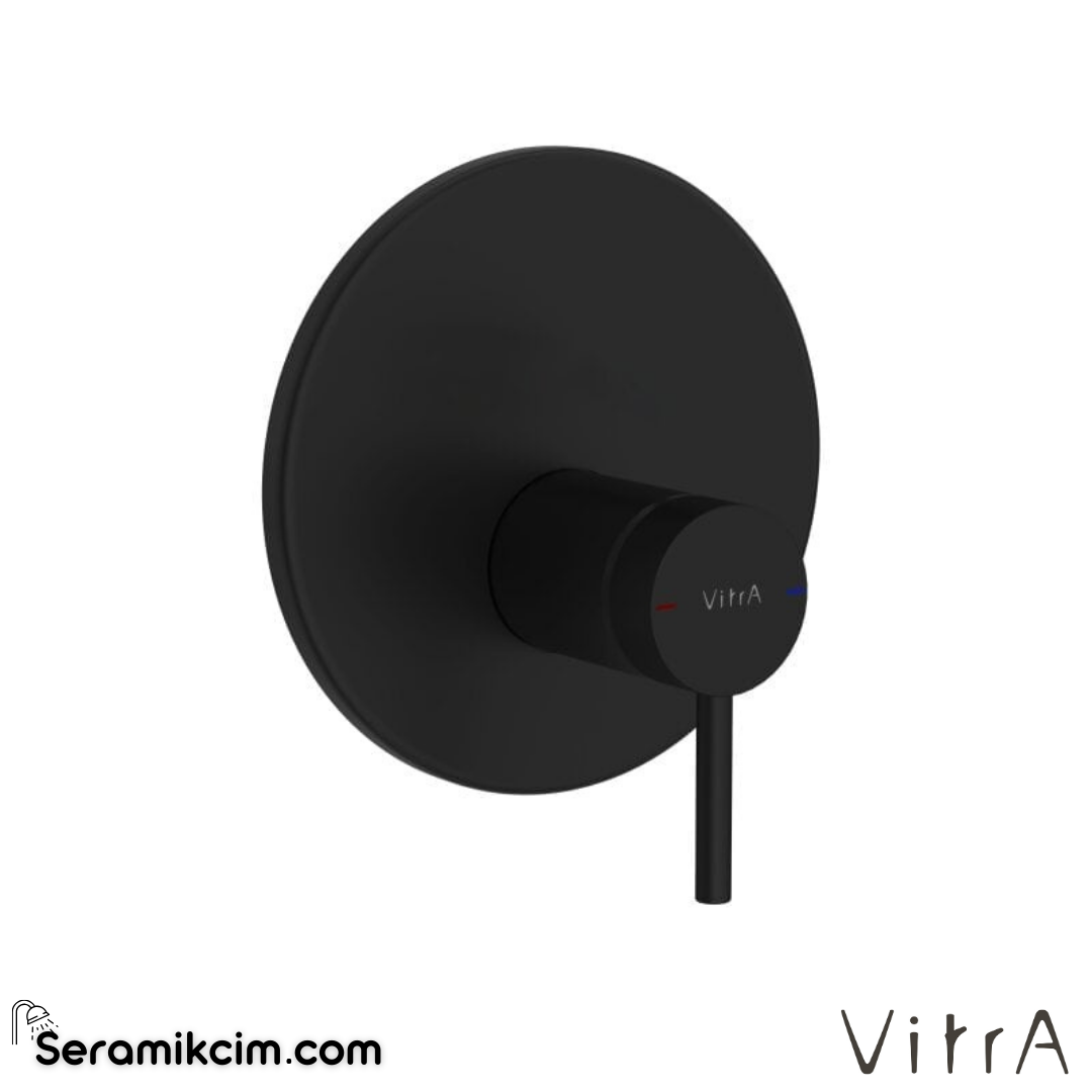 VitrA Origin Ankastre Mekanik Banyo Bataryası (V-Box, sıva üstü grubu) Mat Siyah  A4282336 - A4282336
