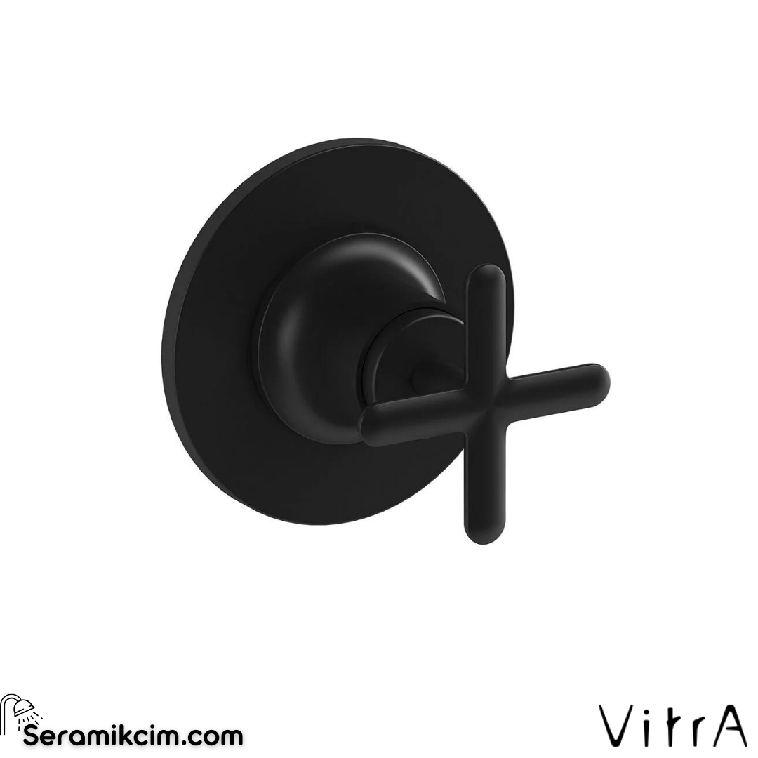 Vitra Origin Classic Ankastre 3 Yollu Yönlendirici (Sıva Üstü Grubu), Mat Siyah