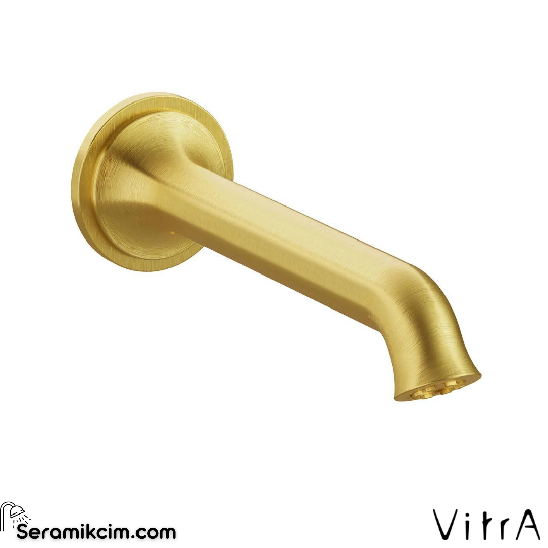 Vitra Origin Classic Çıkış Ucu, Fırçalı Altın