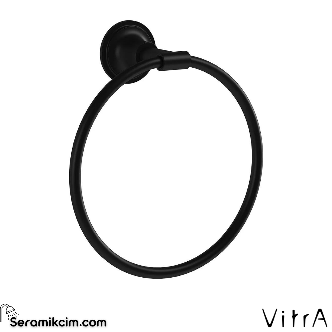Vitra Origin Classic Halka Havluluk (Siyah)