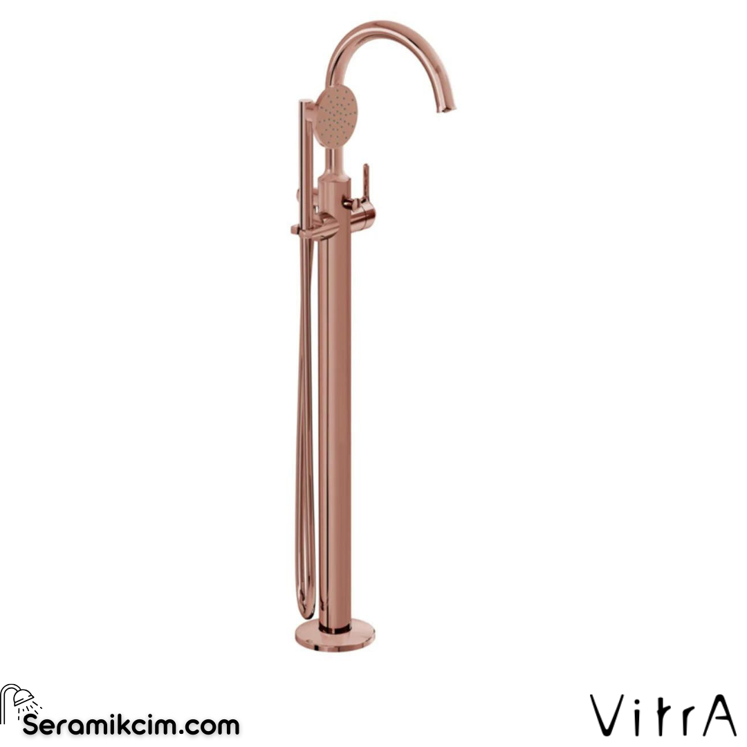 Vitra Origin Classic Küvet Bataryası (Yerden, El Duşlu), Soft Bakır