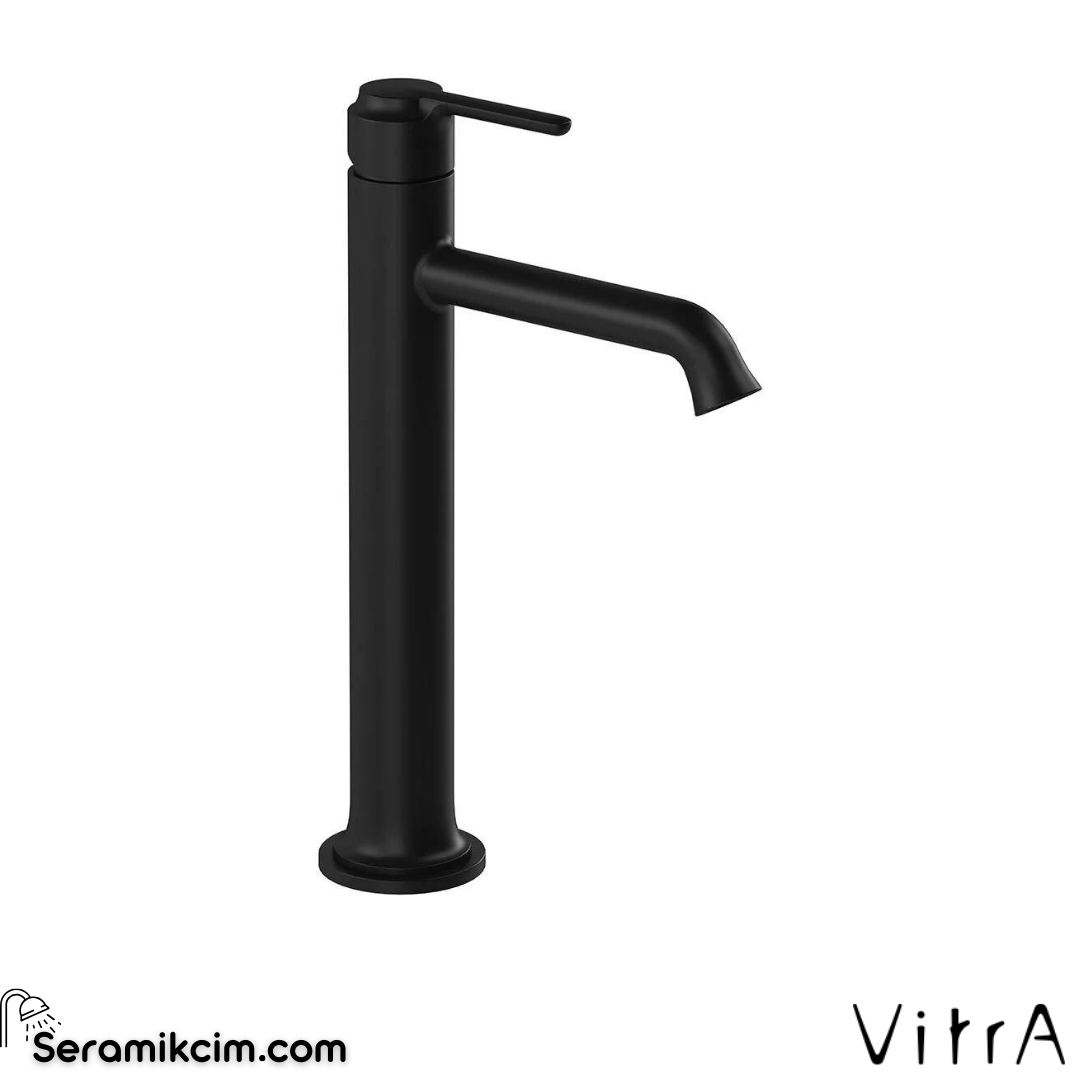 Vitra Origin Classic Lavabo Bataryası (Üstten Kumandalı, Çanak), Mat Siyah