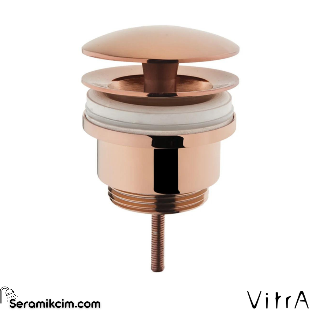 Vitra Origin Classic Lavabo Yuvarlak Süzgeci Universal (Sabit), Soft Bakır