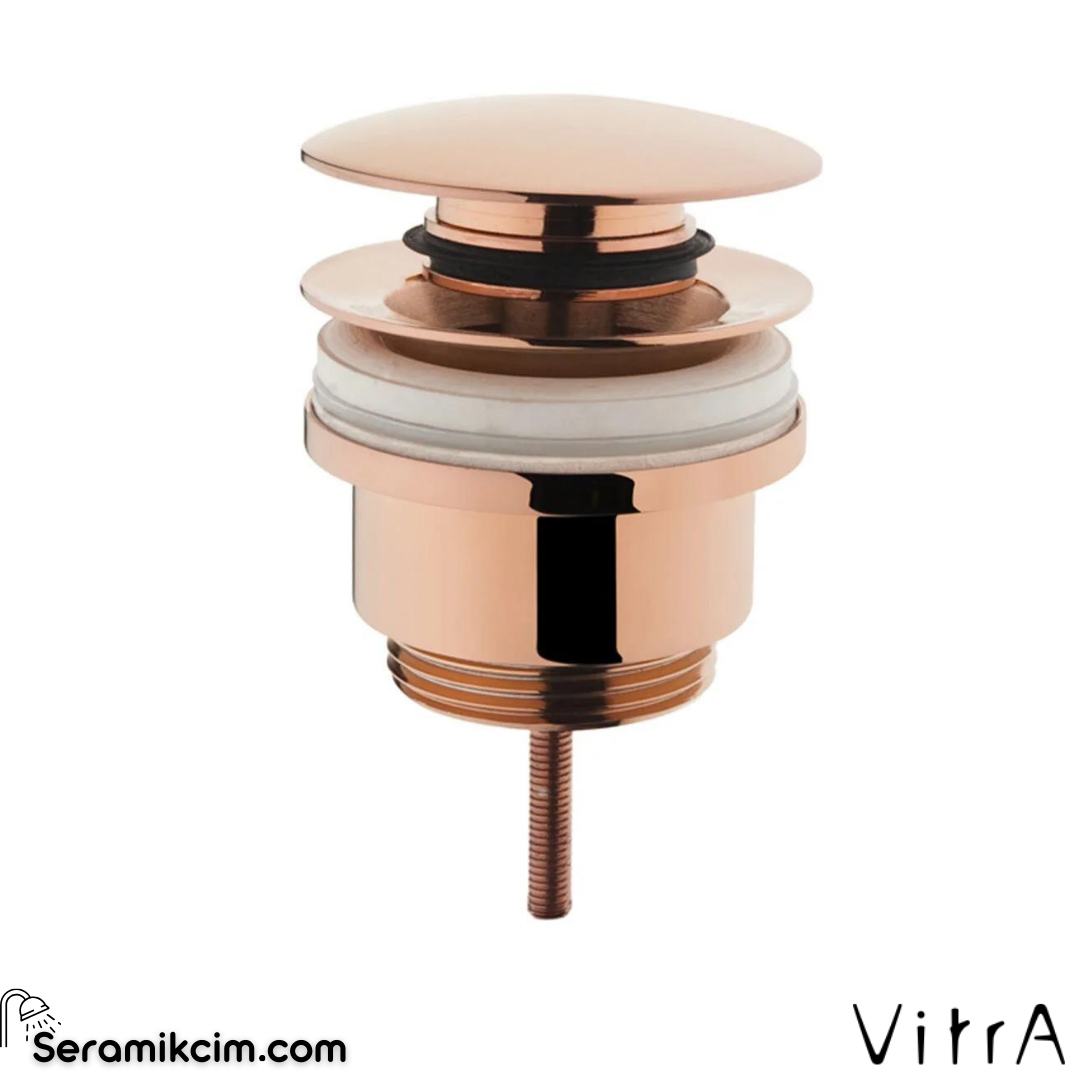 Vitra Origin Classic Lavabo Yuvarlak Süzgeci Universal (Basmalı), Soft Bakır
