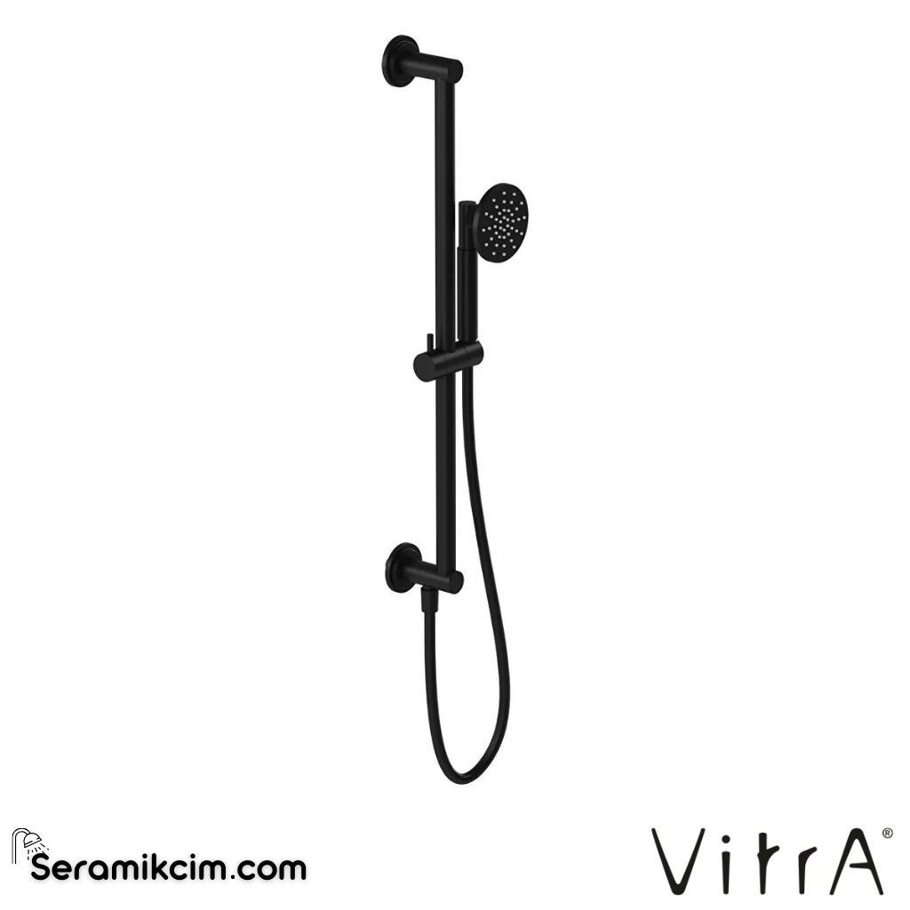 Vitra Origin Classic Sürgülü El Duşu Takımı Mat Siyah A4579636 - A4579636