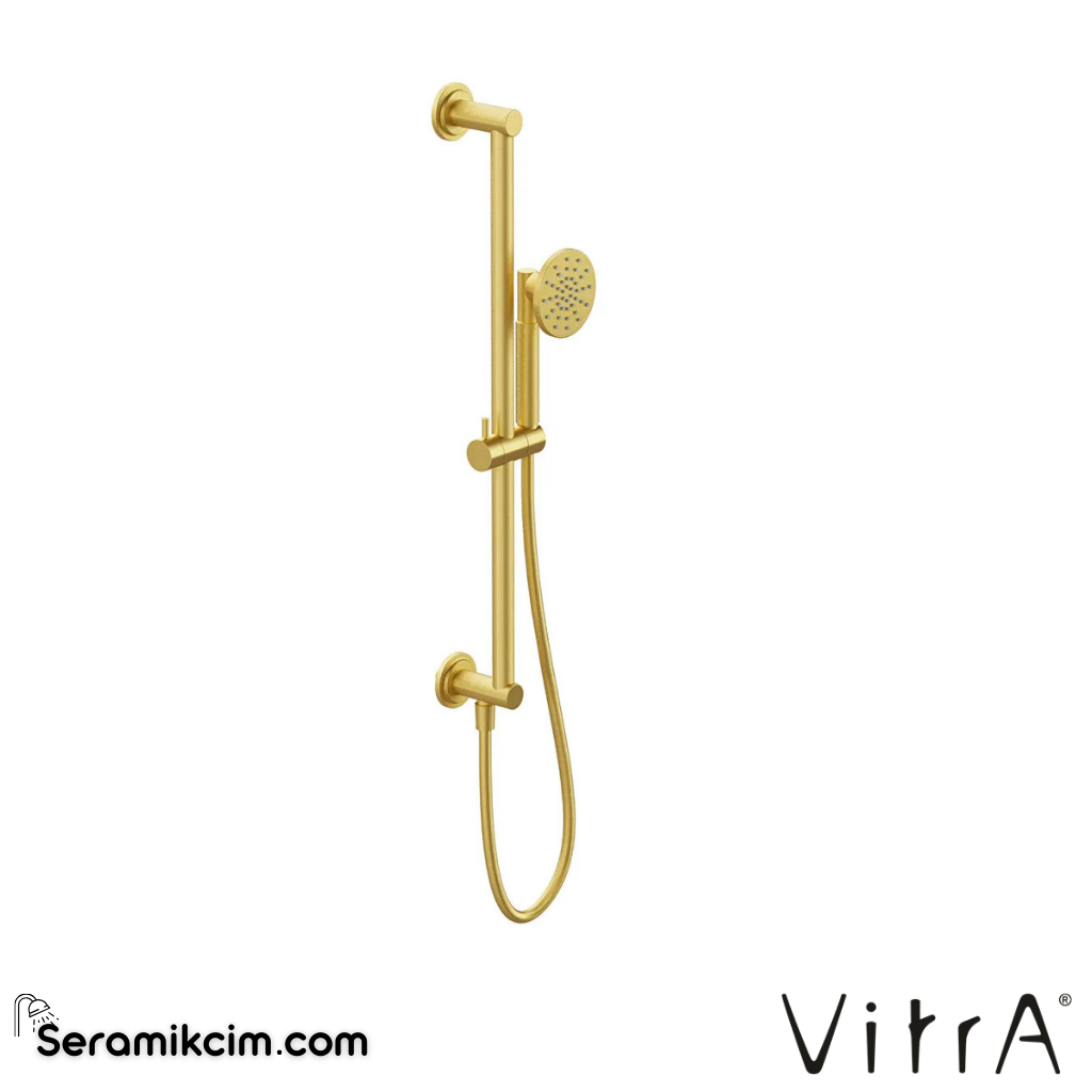 Vitra Origin Classic Sürgülü El Duşu Takımı Fırçalı Altın A4579625 - A4579625