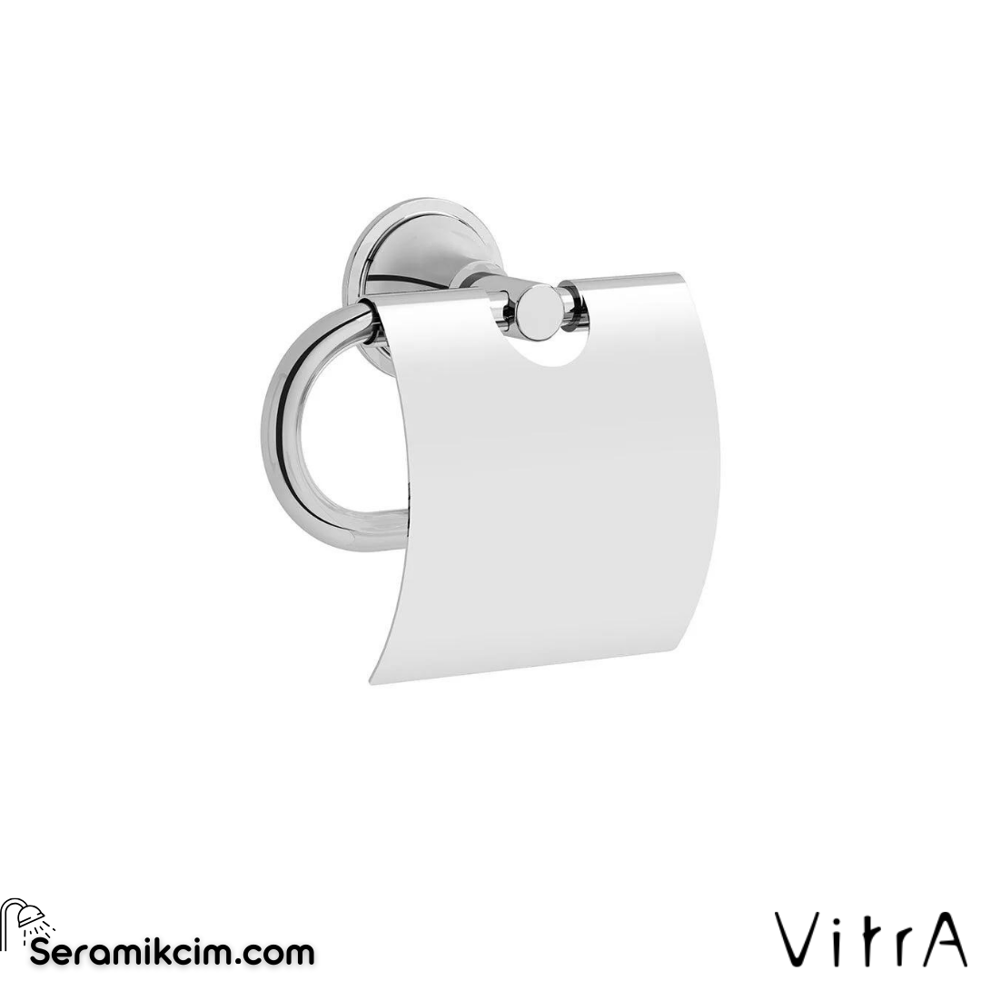 Vitra Origin Classic Tuvalet Kağıtlığı (Kapaklı) (Krom)