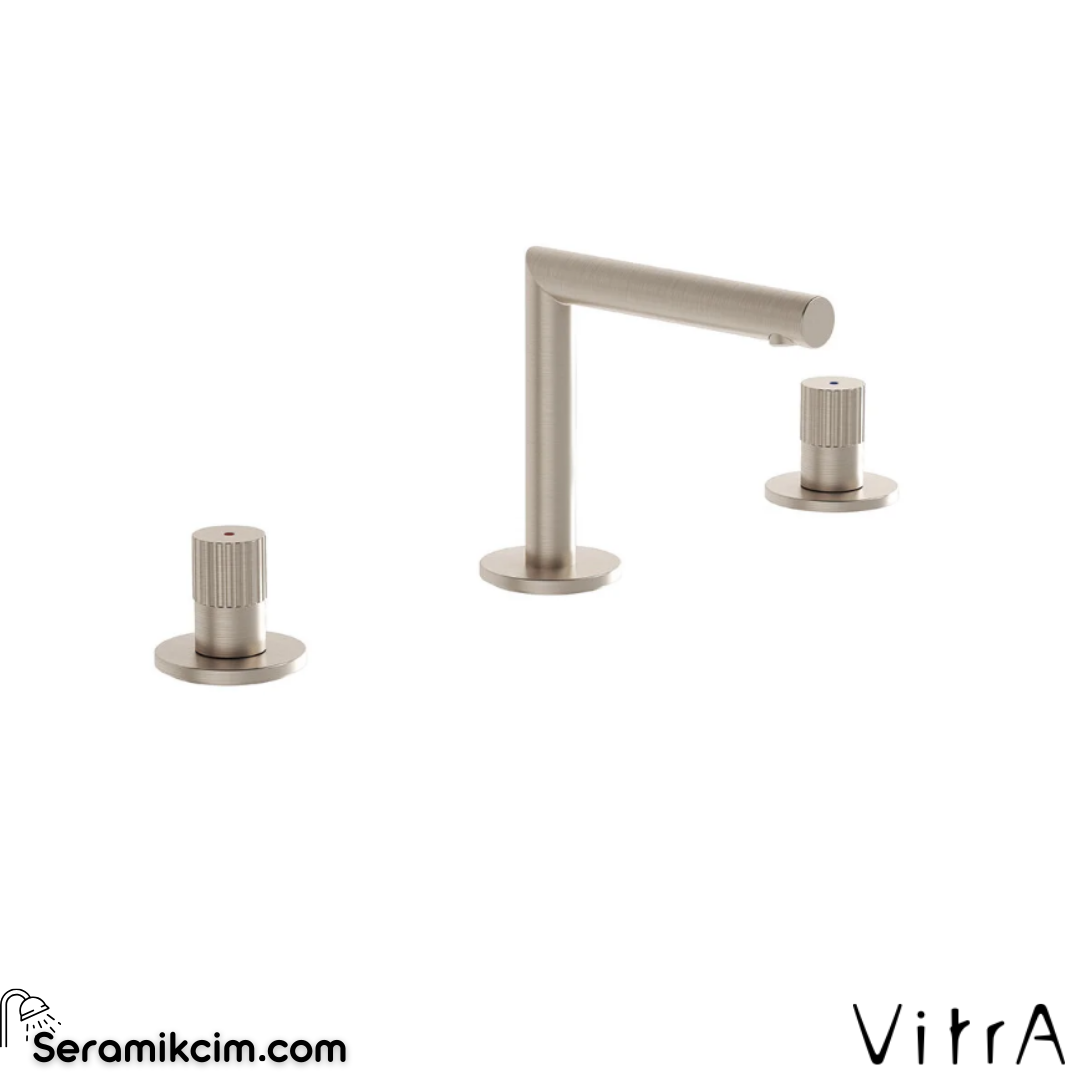 Vitra Origin Lavabo Bataryası 3 Delikli Lavabolar İçin, F.Nikel