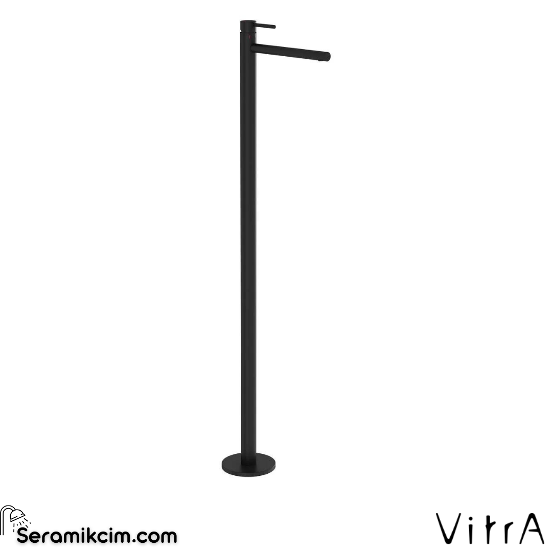 Vitra Origin Lavabo Bataryası Yerden, Mat Siyah