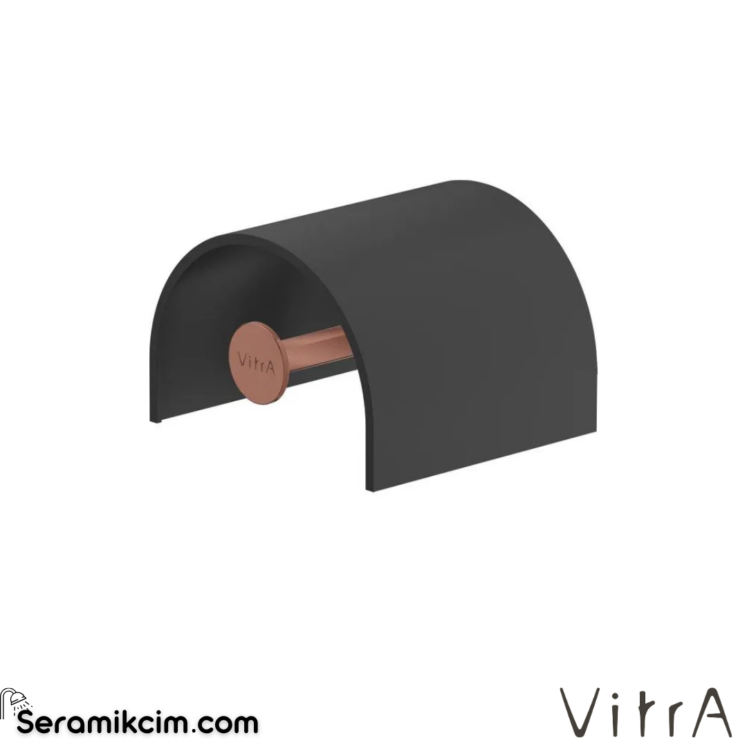 VitrA Origin Tuvalet Kağıtlığı (kapaklı) Parlak Bakır A4488829