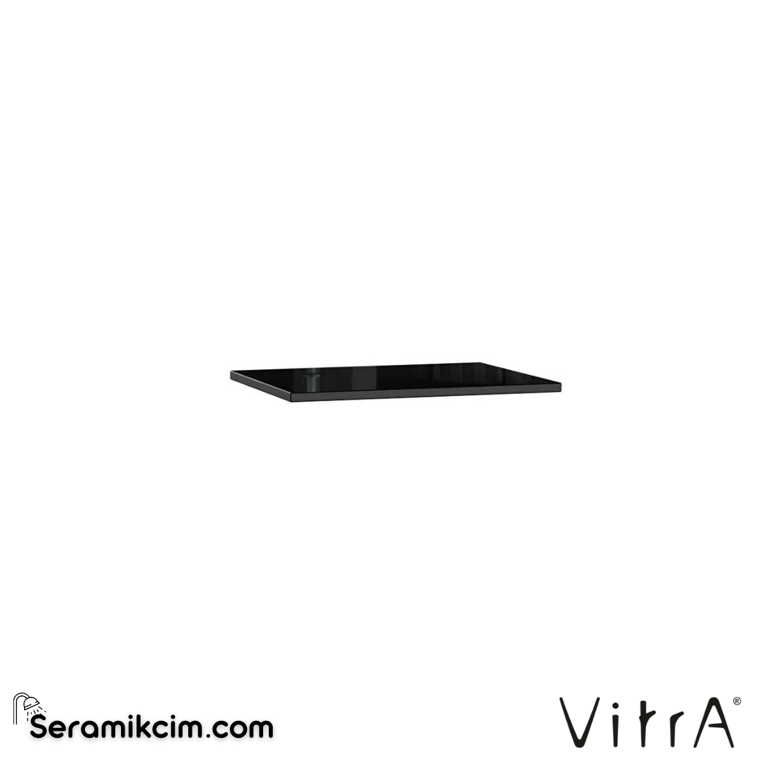 VitrA Origin Üst Tezgah 30 cm, cam armatür deliksiz, sifon deliksiz, siyah 66980 - 66980