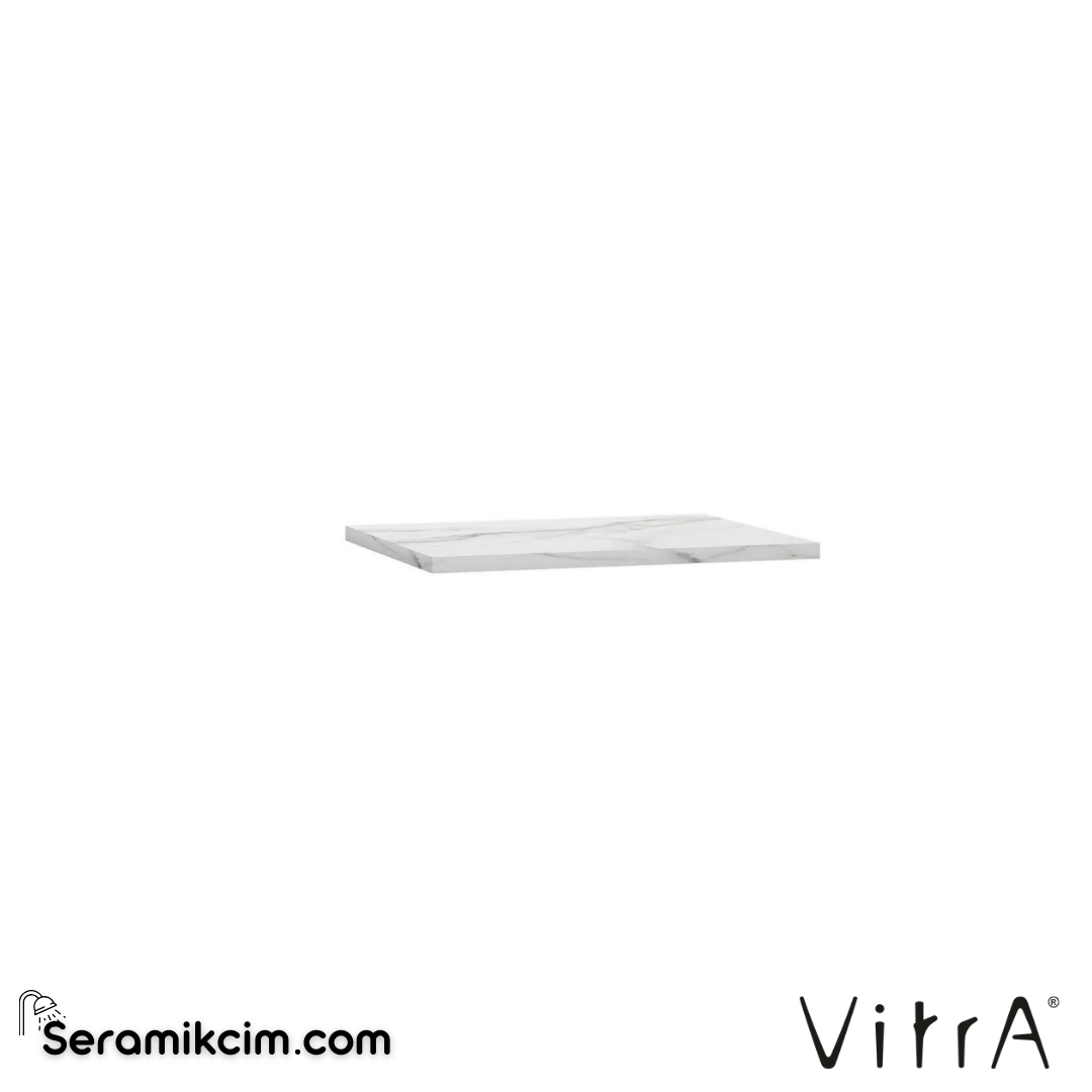 VitrA Origin Üst Tezgah 30 cm, neolith armatür deliksiz, sifon deliksiz, calacatta silk 66979 - 66979