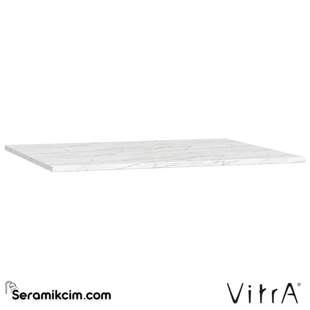 VitrA Origin Üst Tezgah 60 cm, neolith armatür deliksiz, sifon deliksiz, calacatta silk 65759 - 65759