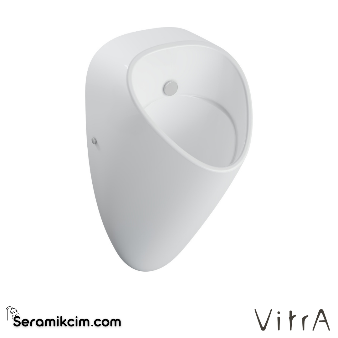 VitrA Plural Pisuvar Rim-ex Temassız, Arkadan Su Girişli, Pilli, Beyaz - 7808B003-5330