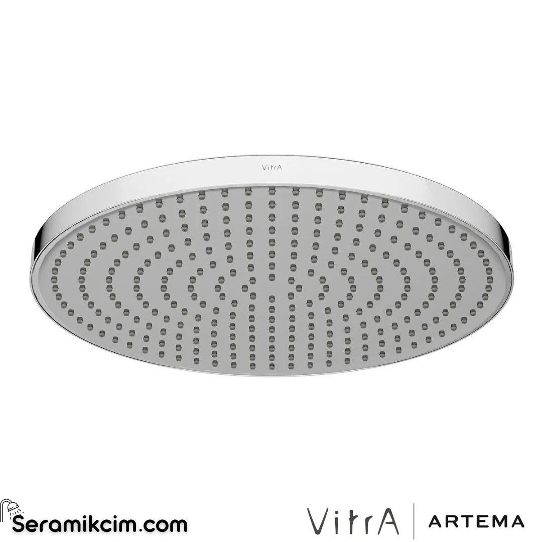 VitrA Prime Round Duş Başlığı 1 Fonksiyonlu 400 Ø Krom A45920
