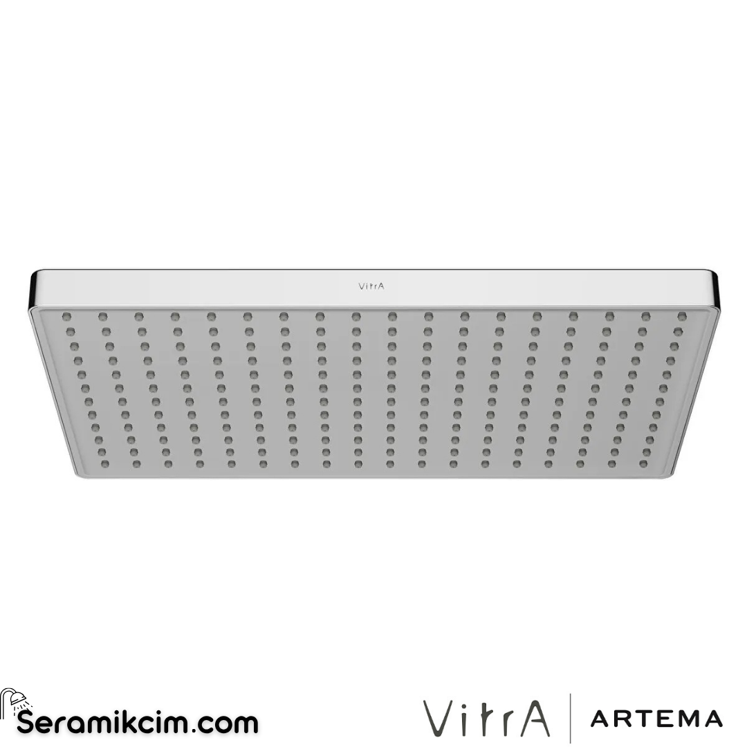 VitrA Prime Square Duş Başlığı 1 Fonksiyonlu 400mm Krom A45921