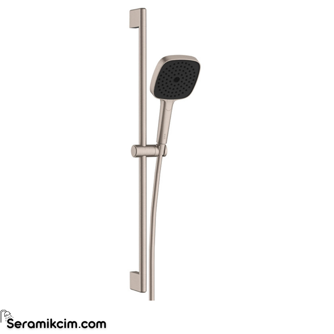 Vitra Prime Square Sürgülü El Duşu 3 Fonksiyonlu 130Mm Fırçalı Nikel A4592834