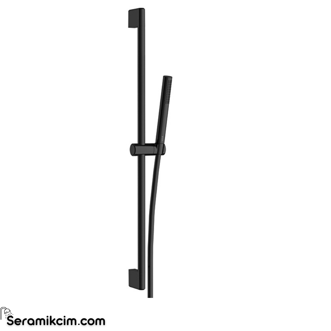 Vitra Prime Stick Round Sürgülü El Duşu Parlak Siyah A4592939