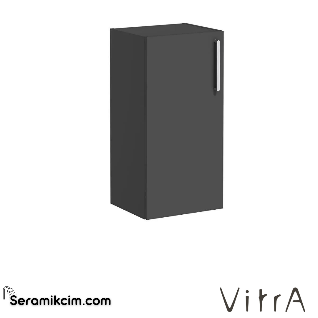Vitra Root Alt Ünite, 40 Cm, Mat Fırtına Gri, Sol - 68027