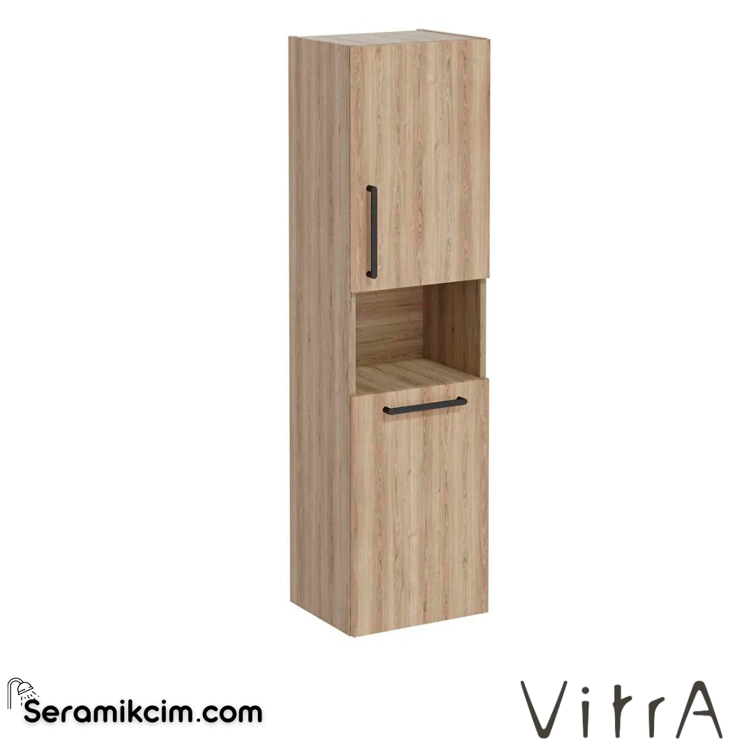 Vitra Root Boy Dolabı, 40 Cm, Kısa, Çamaşır Sepetli, Doğal Meşe, Sağ - 66229
