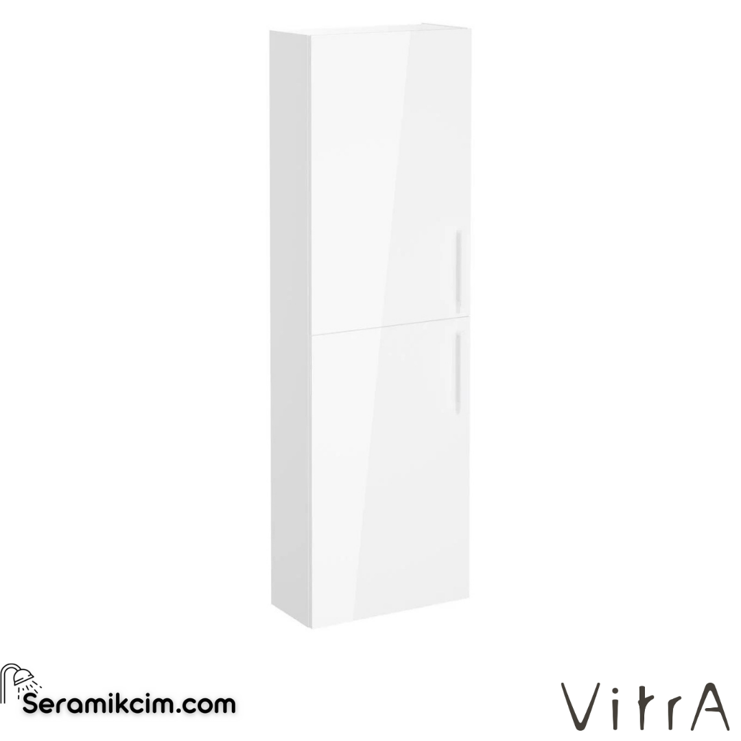 Vitra Root Boy Dolabı, 55 Cm, Dar, Parlak Beyaz