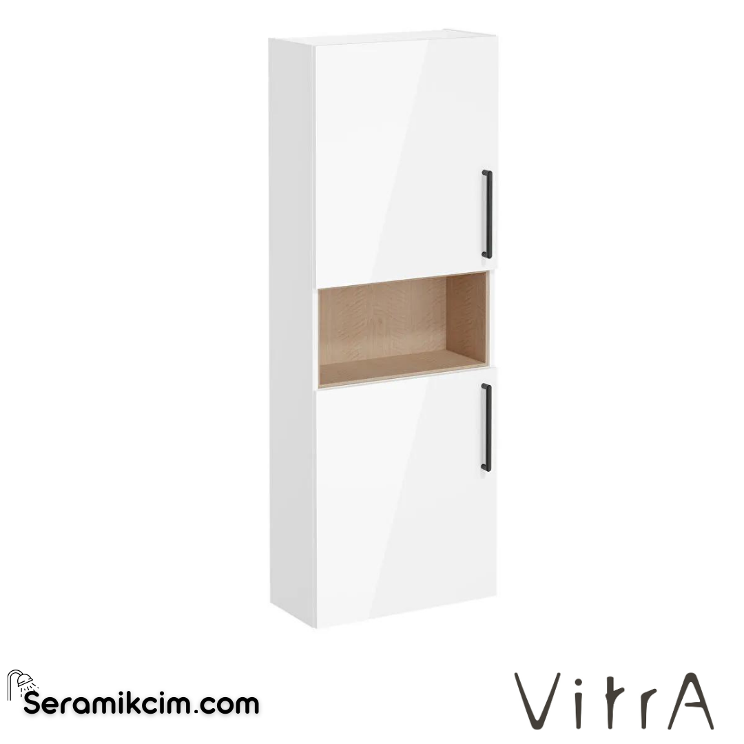 Vitra Root Boy Dolabı, 55, Dar, Kısa, Parlak Beyaz - 66249