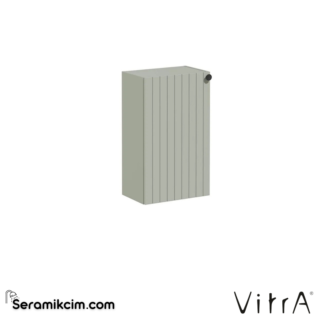 Vitra Root Groove Alt Ünite, 40 Cm, Dar, Mat Retro Yeşil, Sol - 69141