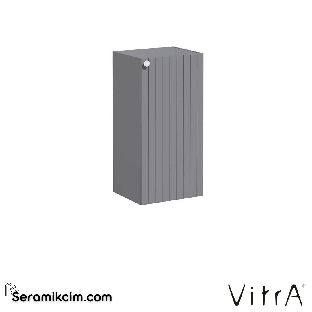 Vitra Root Groove Alt Ünite, 40 Cm, Mat Gri, Sağ - 69130