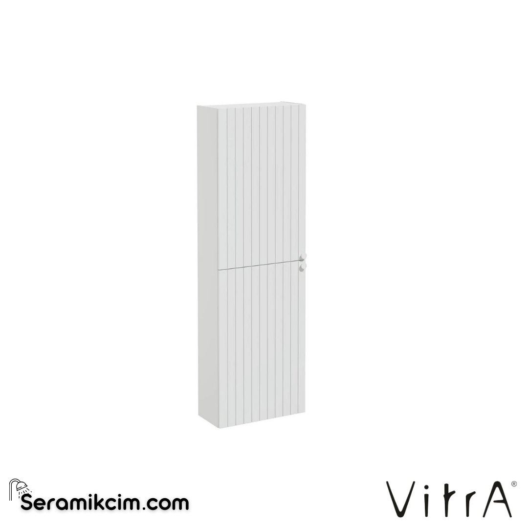 Vitra Root Groove Boy Dolabı, 55 Cm, Dar, Mat Açık Gri - 69115