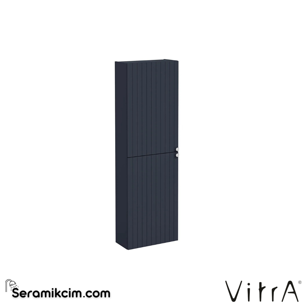 Vitra Root Groove Boy Dolabı, 55 Cm, Dar, Mat Lacivert - 69119