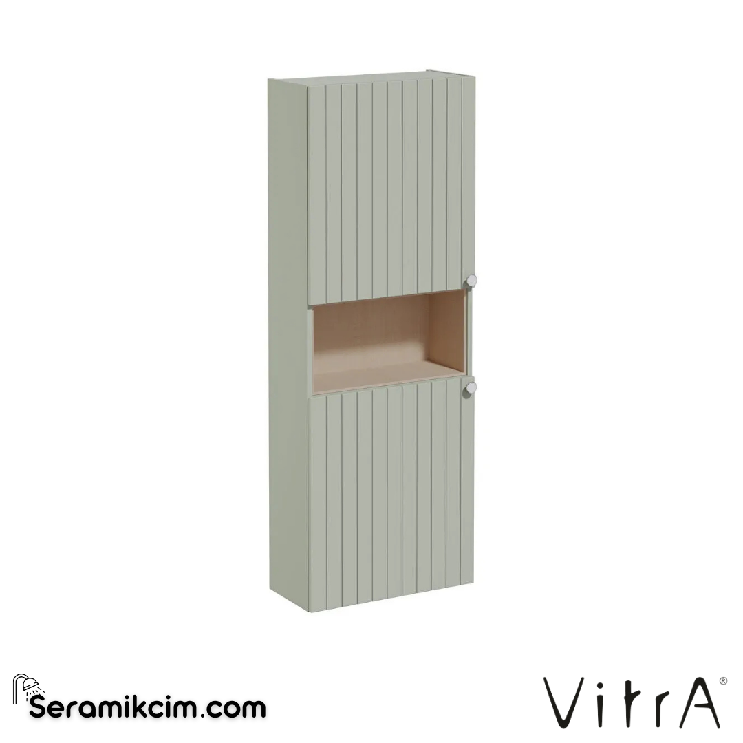 Vitra Root Groove Boy Dolabı, 55, Dar, Kısa, Mat Retro Yeşil - 69113