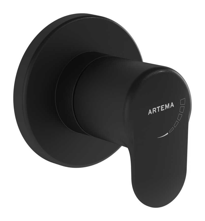 Vitra Root Round Ankastre Stop Valf (Sıva Üstü Grubu), Mat Siyah - A4273036