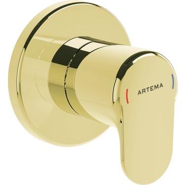 Vitra Root Round Ankastre Stop Valf (Sıva Üstü Grubu), Altın - A4273023