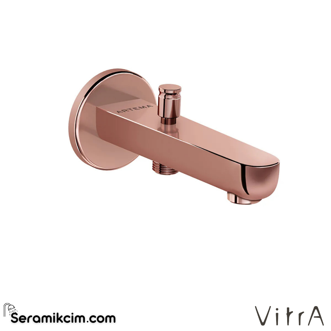 VitrA Root Round Çıkış Ucu (el duşu çıkışlı) Soft Bakır A4312629 - A4312629