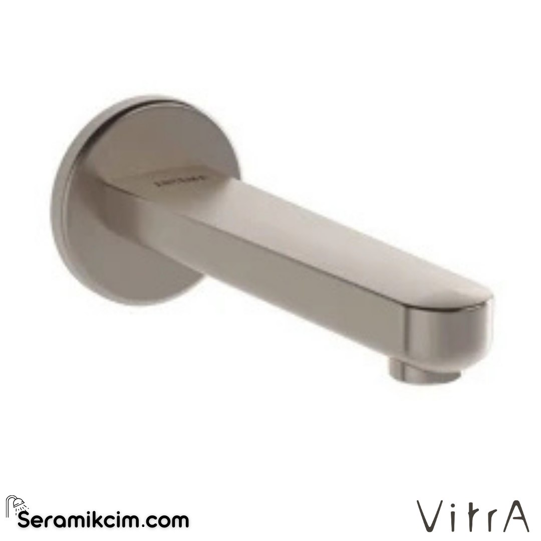 VitrA Root Round Çıkış Ucu Fırçalı Nikel A4311134 - A4311134