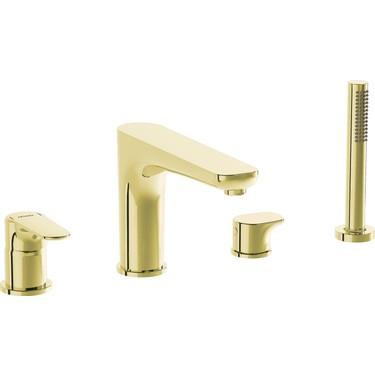 Vitra Root Round Küvet Bataryası (4 Delikli), Altın - A4274323