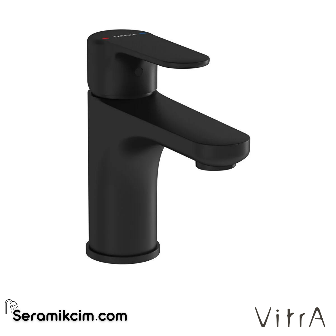 Vitra Root Round Lavabo Bataryası , Mat Siyah - A4270536