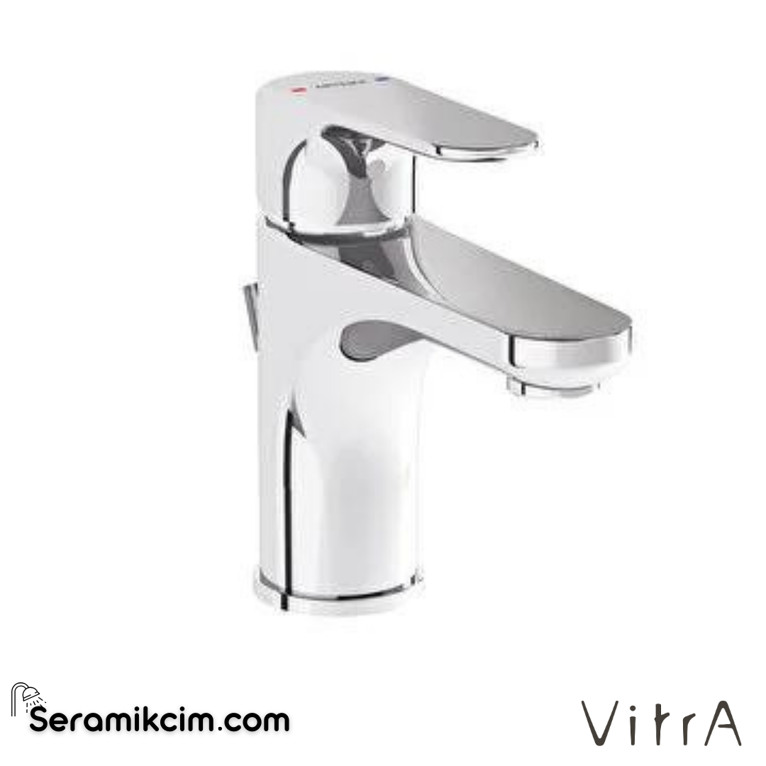 Vitra Root Round Lavabo Bataryası Pop-Uplı , Krom - A42722