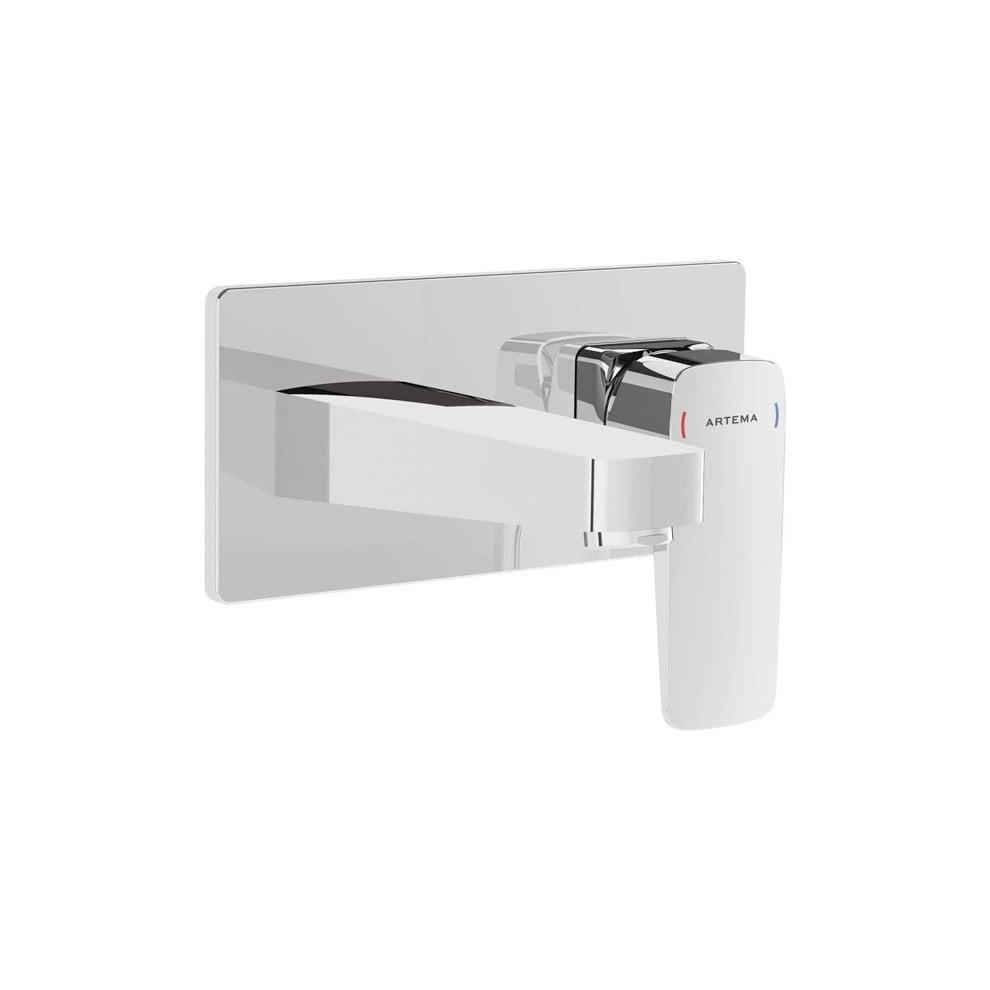 Vitra Root Square Ankastre Lavabo Bataryası (Sıva Üstü Grubu), Krom - A42738