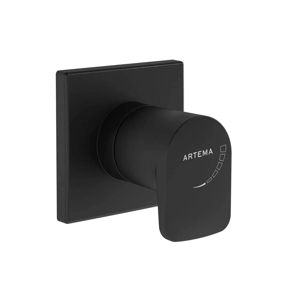 Vitra Root Square Ankastre Stop Valf (Sıva Üstü Grubu), Mat Siyah - A4272936