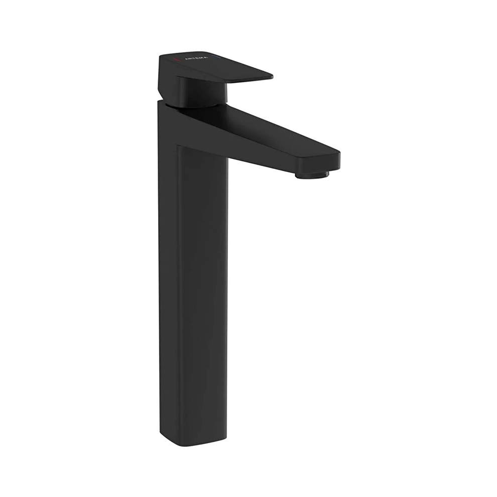Vitra Root Square Blueco Lavabo Bataryası (Çanak), Mat Siyah - A4273336ENR
