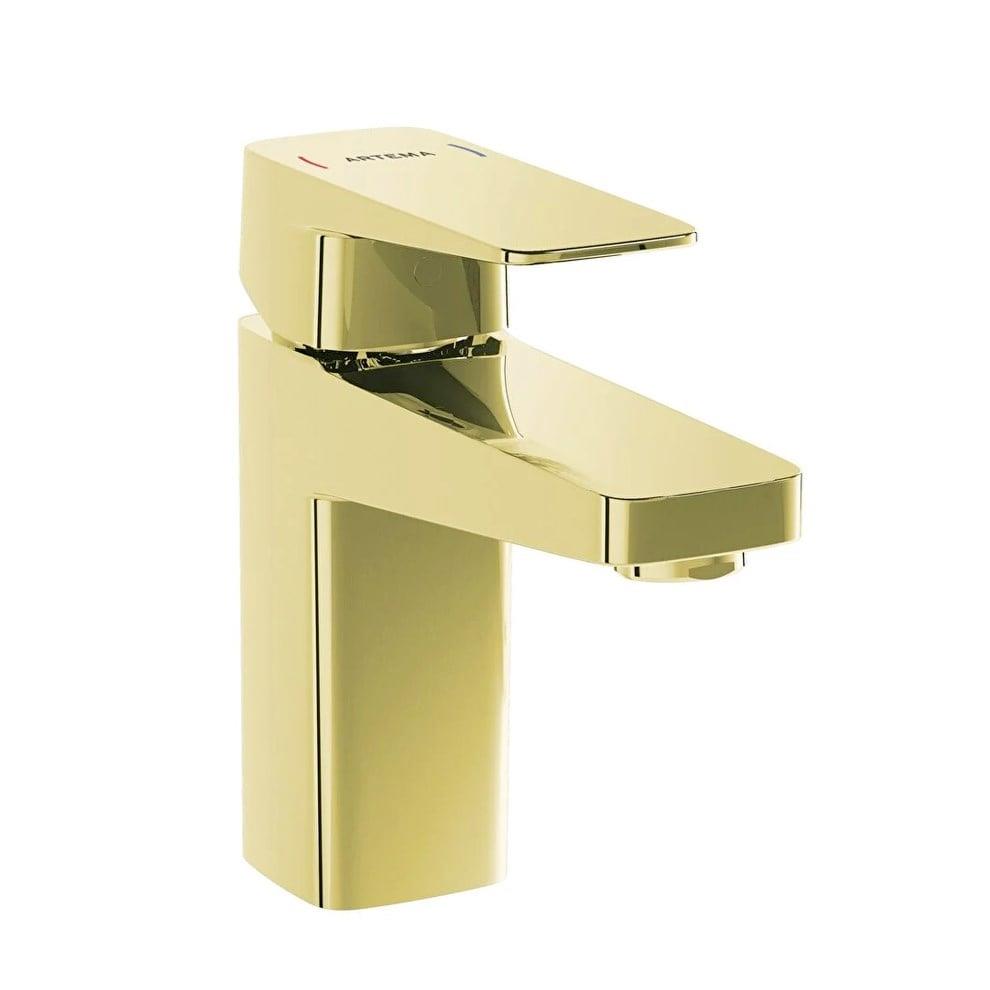 VitrA Root Square BluEco Lavabo Bataryası Soft Altın A4273274ENR - A4273274ENR