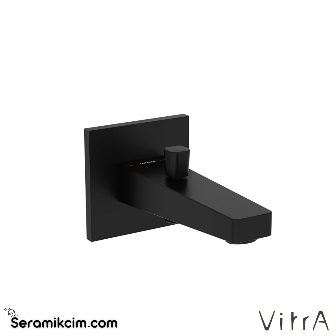 VitrA Root Square Çıkış Ucu (el duşu çıkışlı) Mat Siyah A4313136 - A4313136