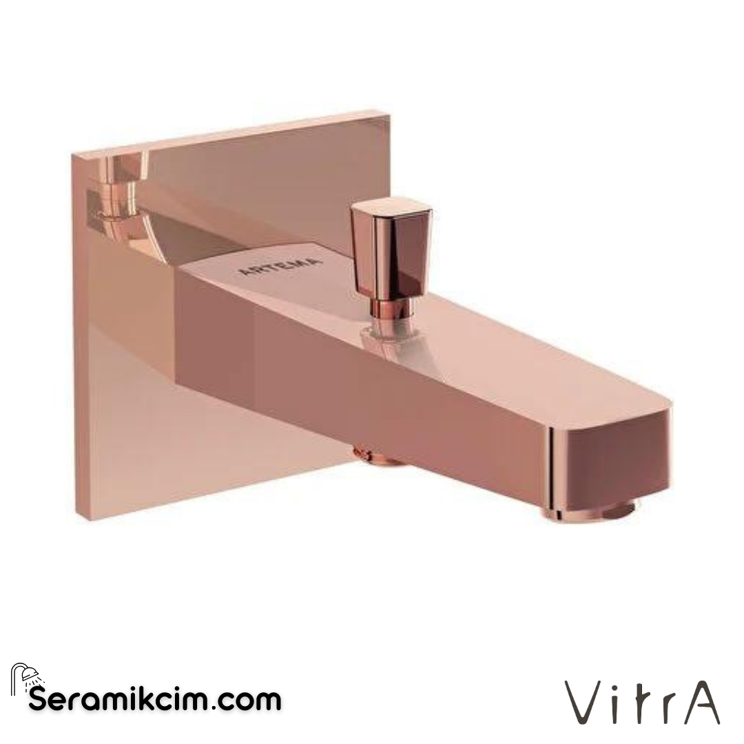 Vitra Root Square Çıkış Ucu  (El Duşu Çıkışlı), Bakır - A4274026