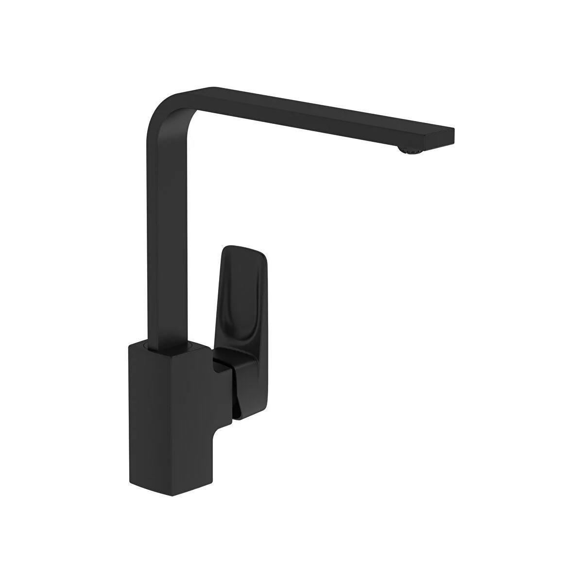 Vitra Root Square Eviye Bataryası Blueco , Mat Siyah - A4275336ENR