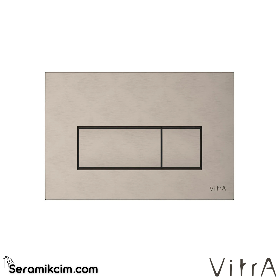 VitrA Root Square Kumanda Paneli, Fırçalı nikel 740-2395 - 740-2395