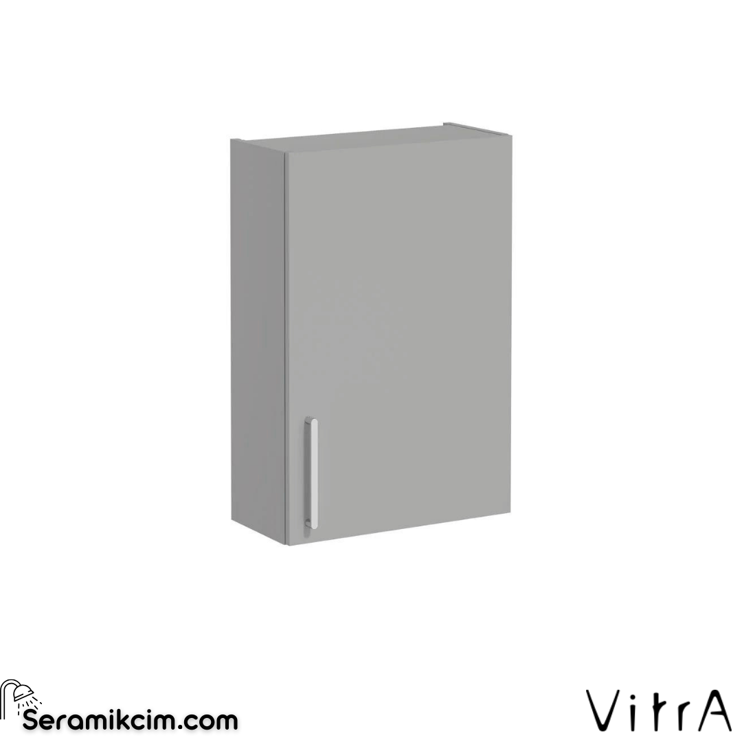 Vitra Root Üst Ünite, 55 Cm, Dar, Mat Kaya Gri, Sağ
