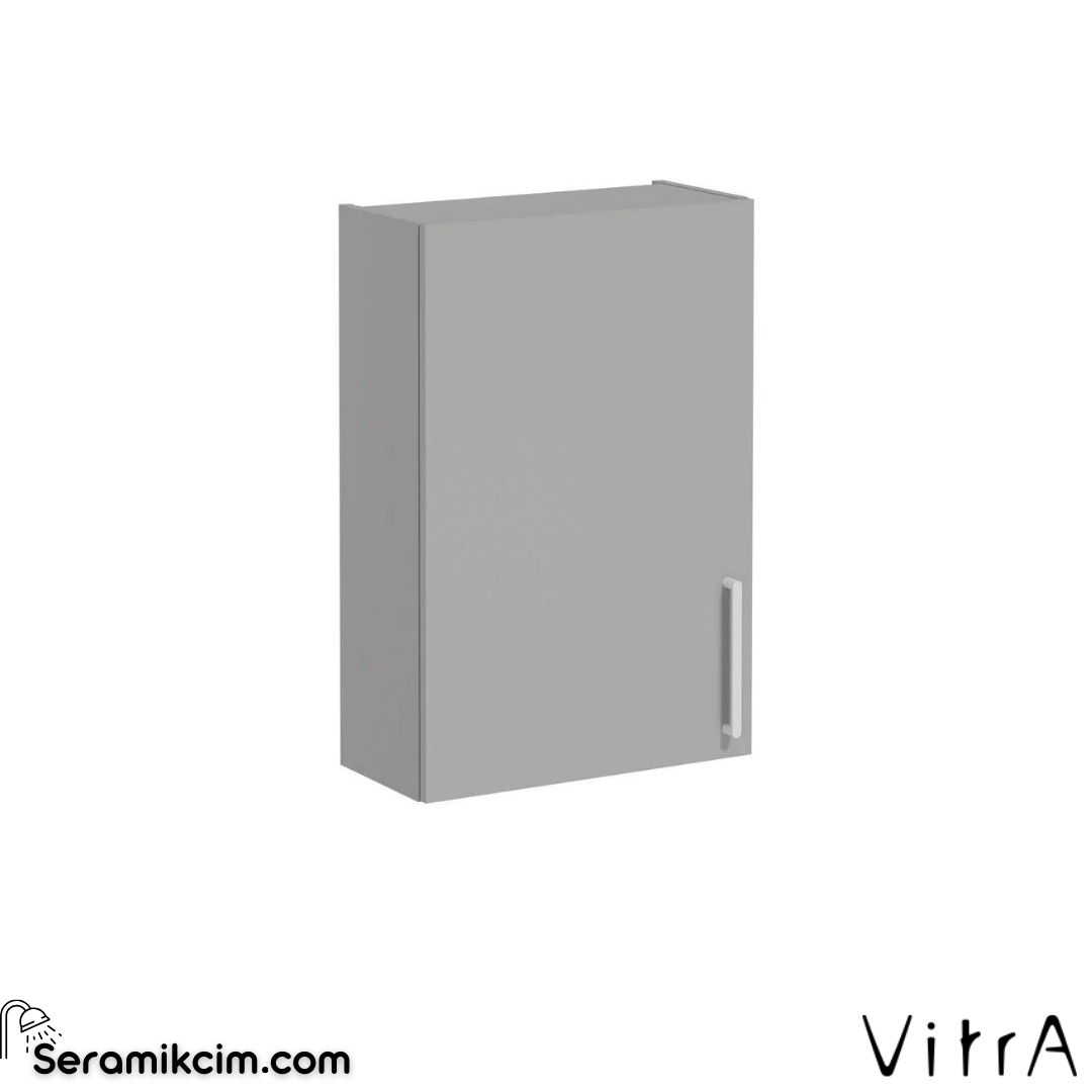 Vitra Root Üst Ünite, 55 Cm, Dar, Mat Kaya Gri, Sol