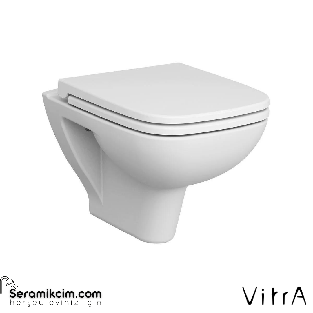 Vitra S20 Asma Klozet Smoothflush, 52 Cm Taharet Borulu, Beyaz