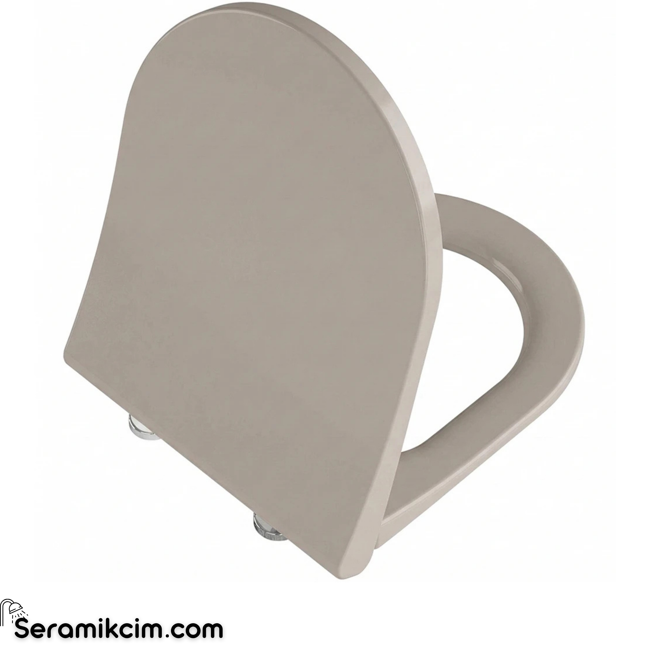 Vitra Sento Klozet Kapağı Slim Yavaş Kapanır Mat Kum Beji 120-422R009